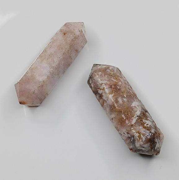 Pink Amethyst Double Terminated Point - Picture 2 of 2